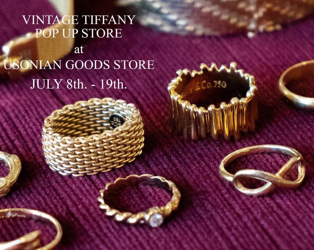 6TH ANNIVERSARY SPECIALS PART 3: VINTAGE TIFFANY POP UP STORE